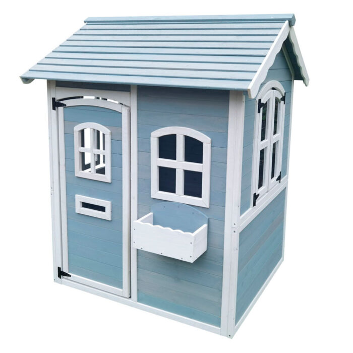 Casita de madera azul - Image 4