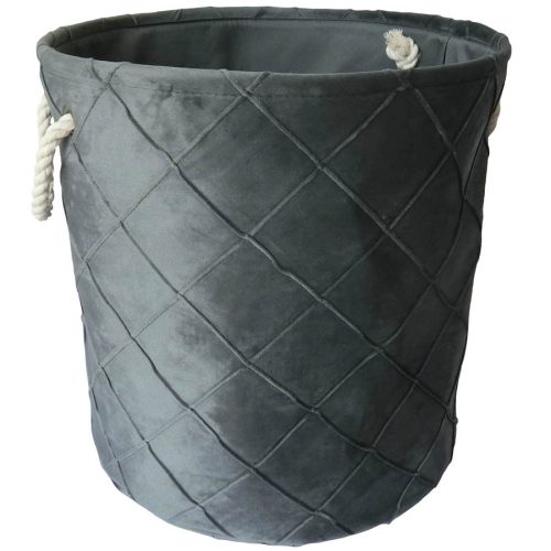 Cesto de poliéster gris