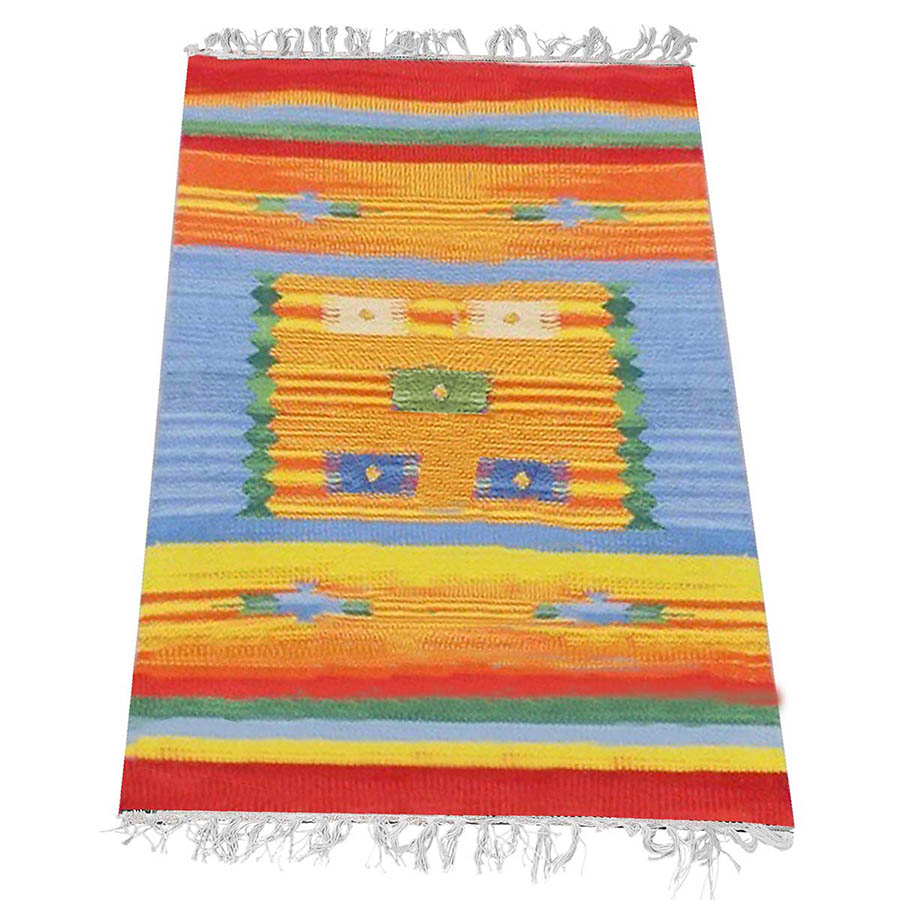 Tapete textil naranja