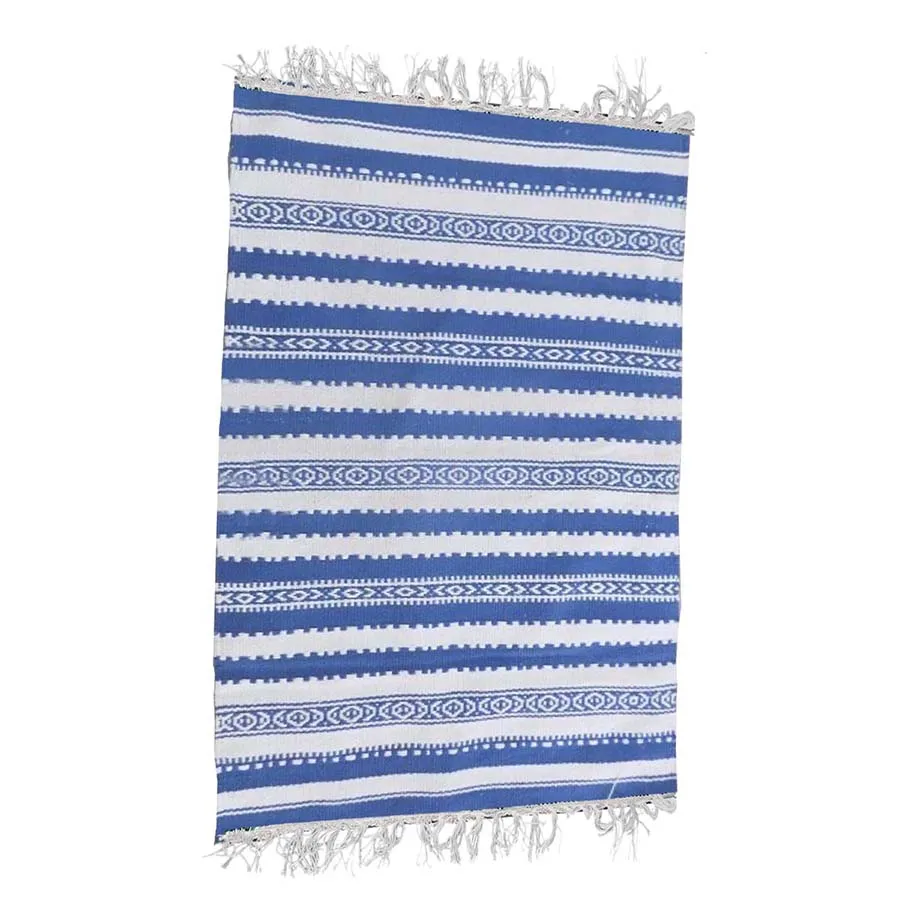Tapete textil azul