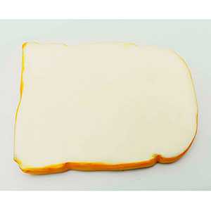 Rebanada de pan decorativo