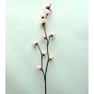 Vara con flores rosas
