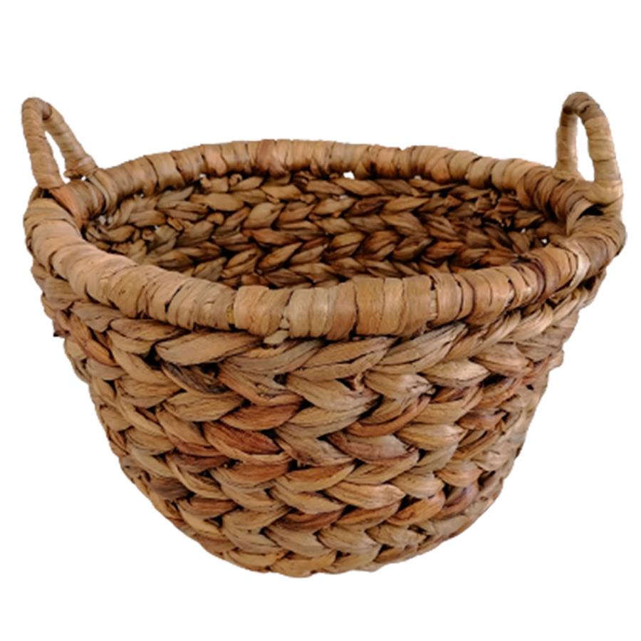 Cesto redondo tejido natural - Galerías el Triunfo - 038172479008