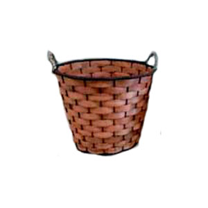 Cesto redondo de madera - Galerías el Triunfo - 038172610048