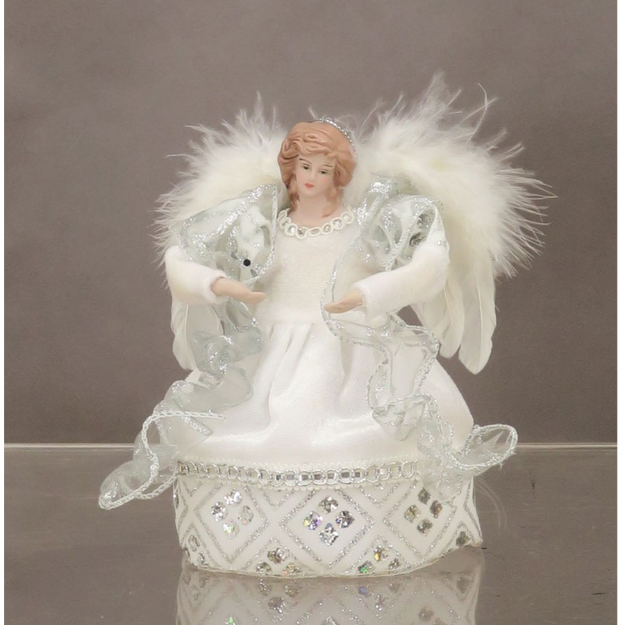 Angel de PVC blanco - Galerías el Triunfo - 040407551132