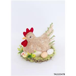Gallina de fibras naturales - Galerías el Triunfo - 044071816201