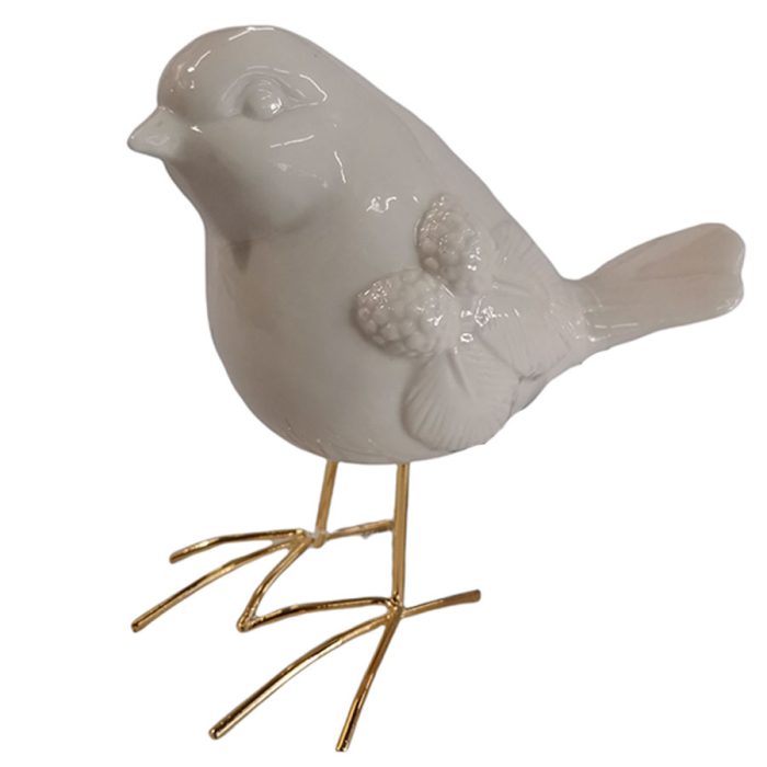 Pájaro de porcelana blanco - Galerías el Triunfo - 044071821325