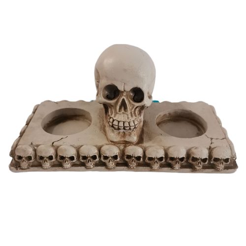 Candelabro diseño calavera