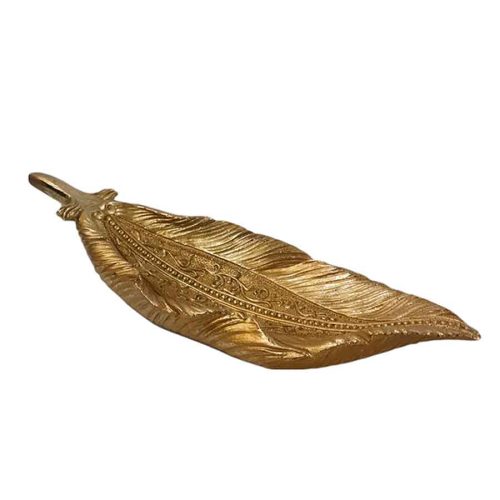 Hoja de poliresina dorada