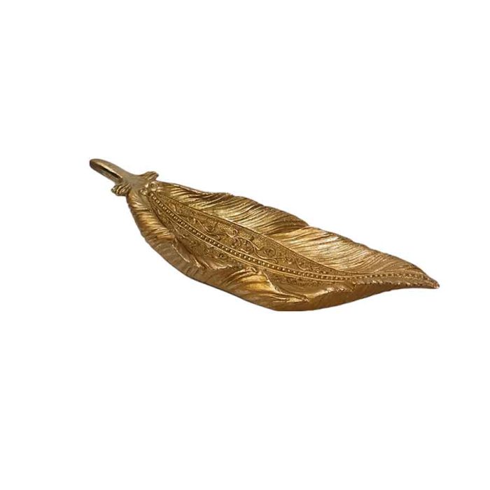 Hoja de poliresina dorada - Galerías el Triunfo - 044071821401