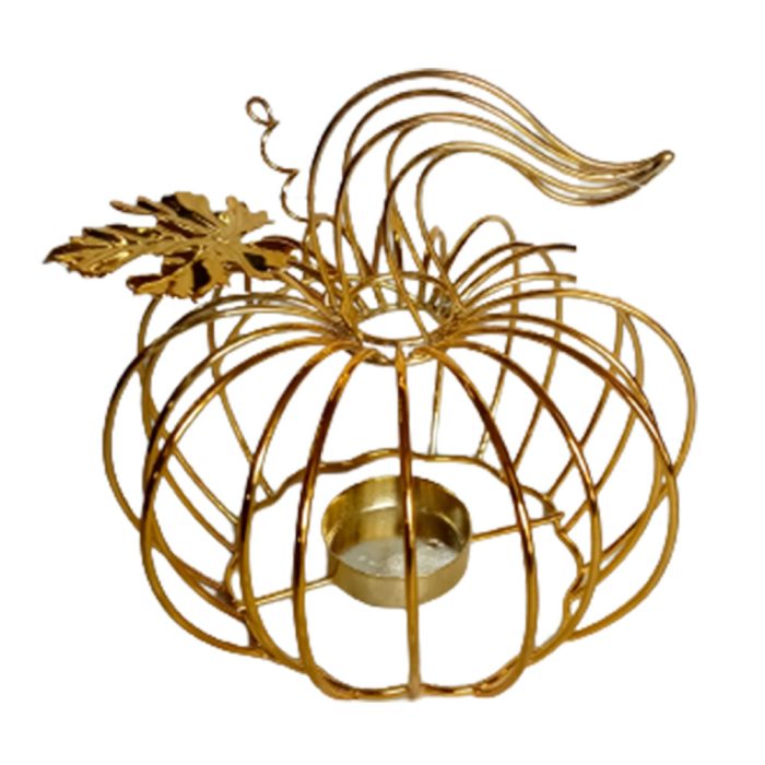 Calabaza de metal dorado - Image 3