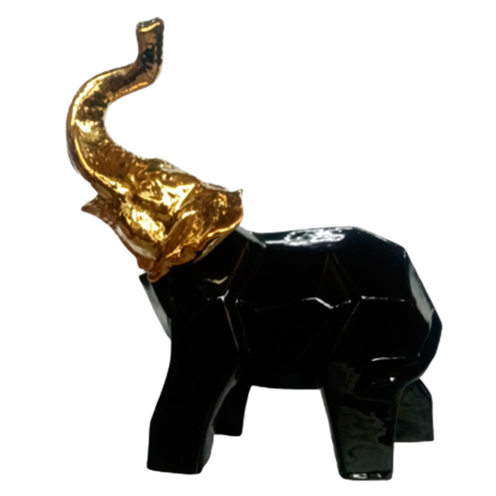 Elefante de porcelana negro - Galerías el Triunfo - 044071821473