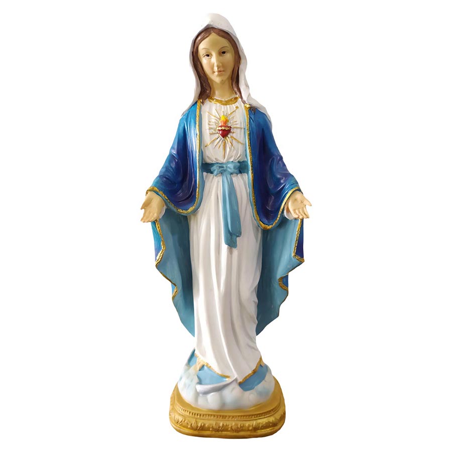 Virgen Maria de polyresina - Galerías el Triunfo - 048132272047