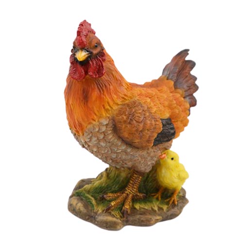 Gallina con su pollito
