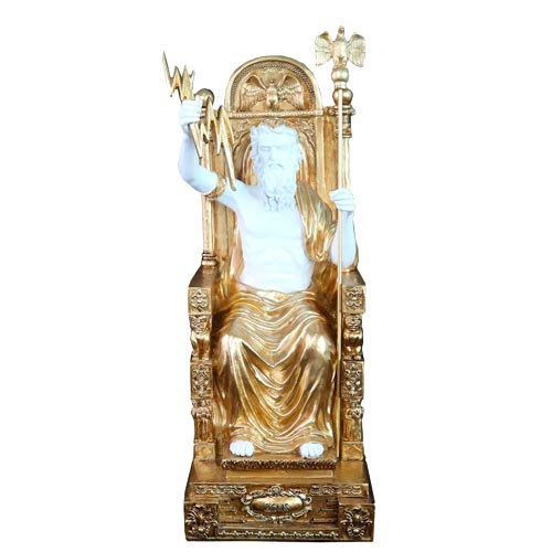 Dios Zeus de polyresina