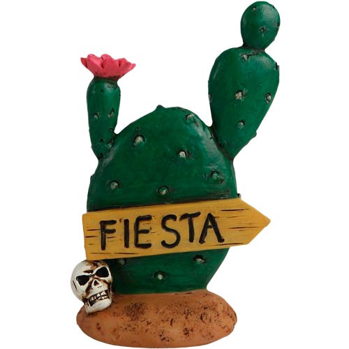 Nopal con calavera