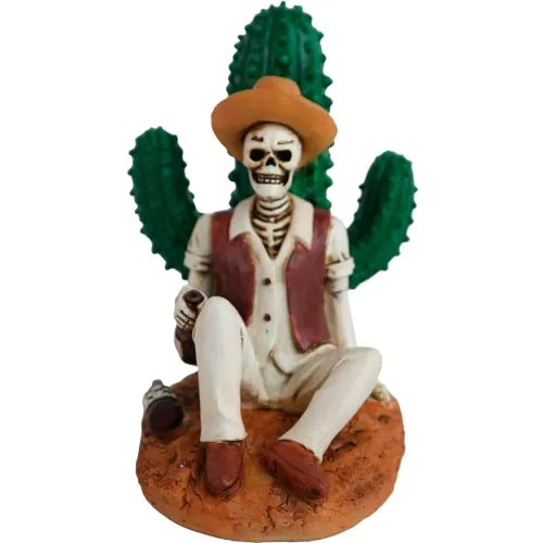 Calavera en cactus