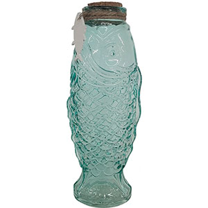 Botella de cristal azul - Galerías el Triunfo - 049072571046
