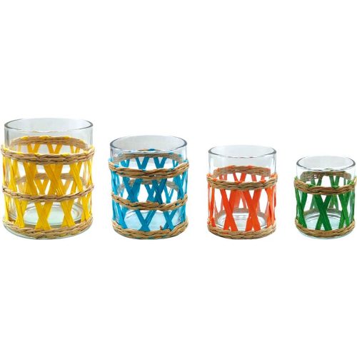 Juego de 4 candelabros