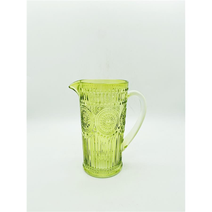 Jarra de vidrio verde - Galerías el Triunfo - 049072571079