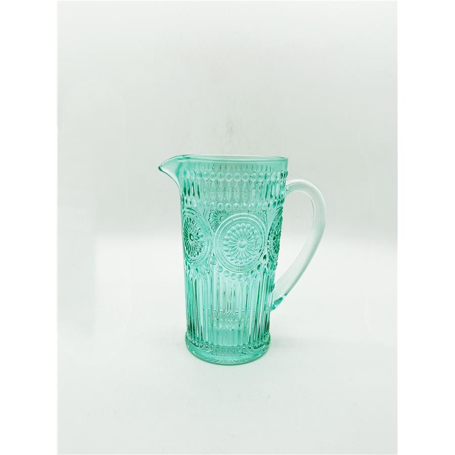 Jarra de vidrio azul - Galerías el Triunfo - 049072571082