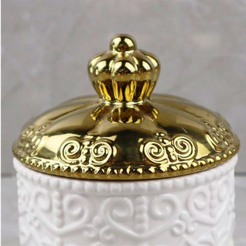 Alhajero de porcelana blanco