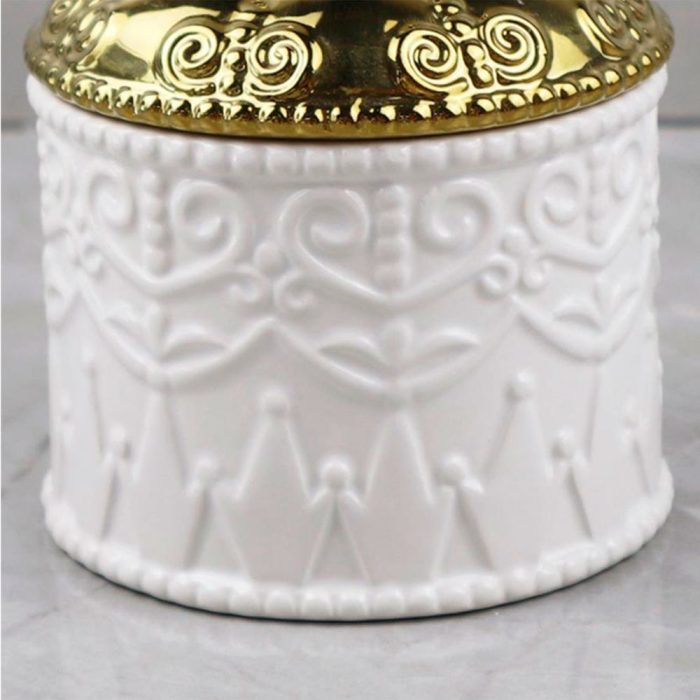 Alhajero de porcelana blanco - Image 3