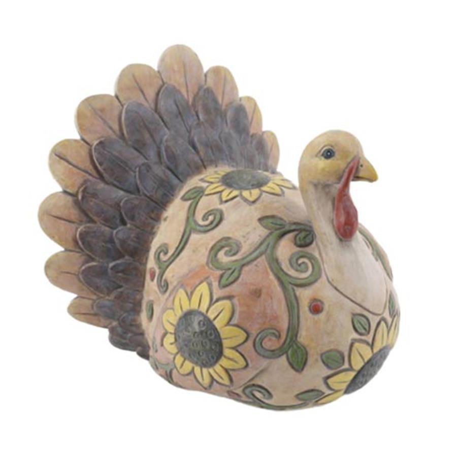 Pavo de poliresina decorado - Galerías el Triunfo - 049072651153