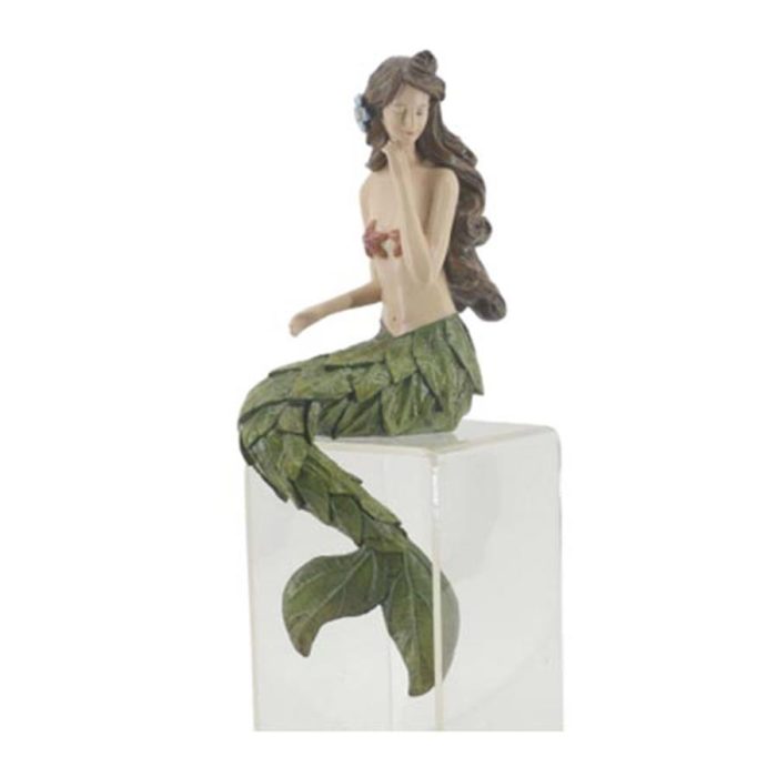 Sirena de poliresina sentada - Galerías el Triunfo - 049072651155
