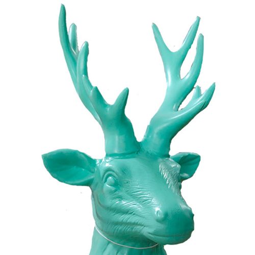 Cabeza de reno verde