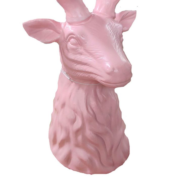 Cabeza de reno rosa - Image 3