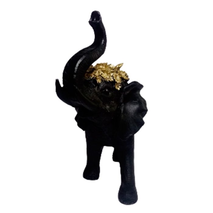 Elefante negro de resina - Galerías el Triunfo - 049072778279