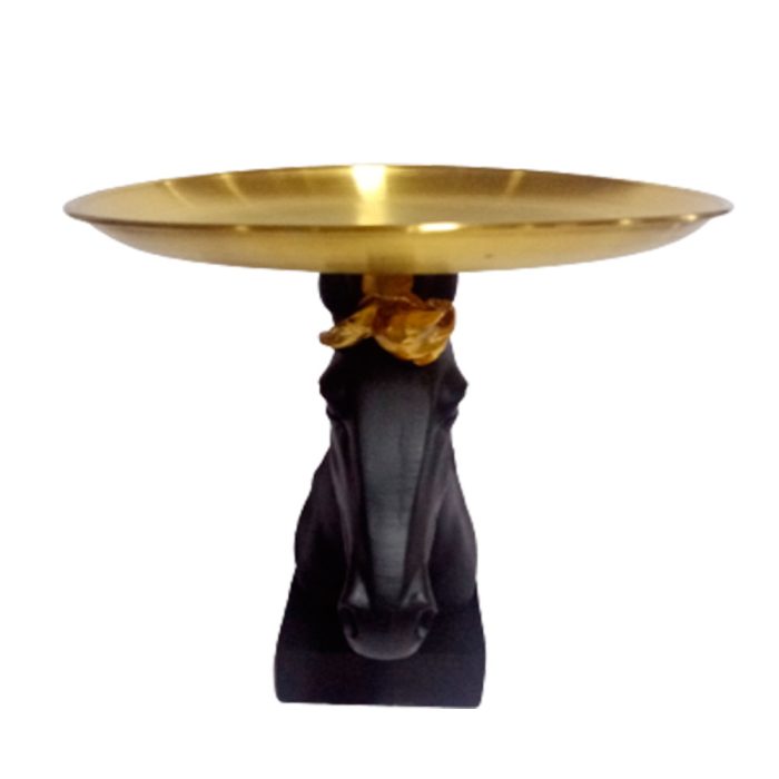 Cabeza de caballo negra - Galerías el Triunfo - 049072778284