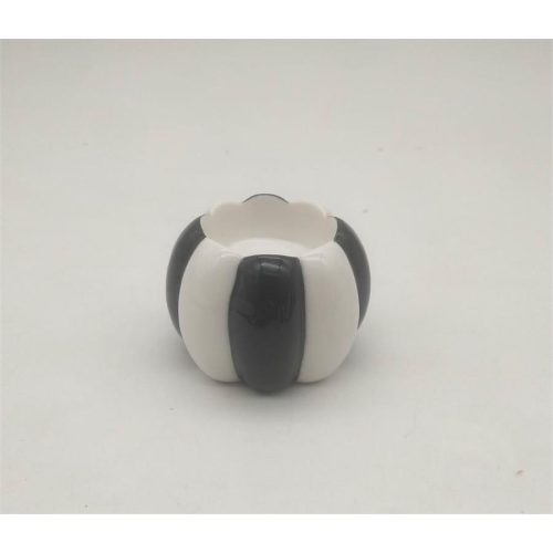 Candelabro de porcelana negro