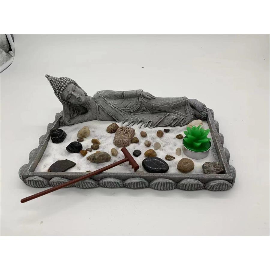 Buda acostado en jardin - Galerías el Triunfo - 049072778421