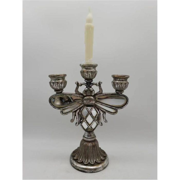 Candelabro para 3 velas - Galerías el Triunfo - 049072778459