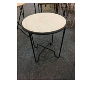 Mesa de madera redonda