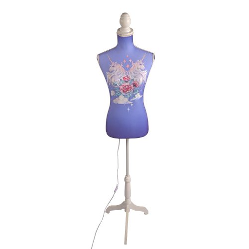 Maniquí de plástico forrado