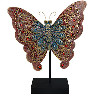 Mariposa de resina