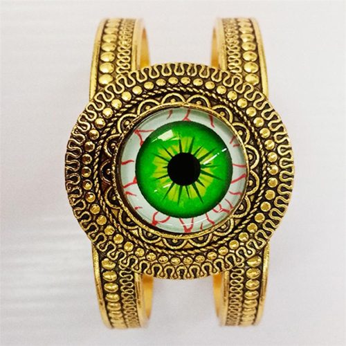 Brazalete diseño ojo verde