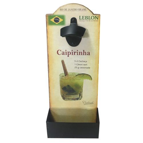 Destapador de madera estampado