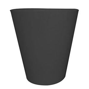 Maceta cilíndrica de cerámica