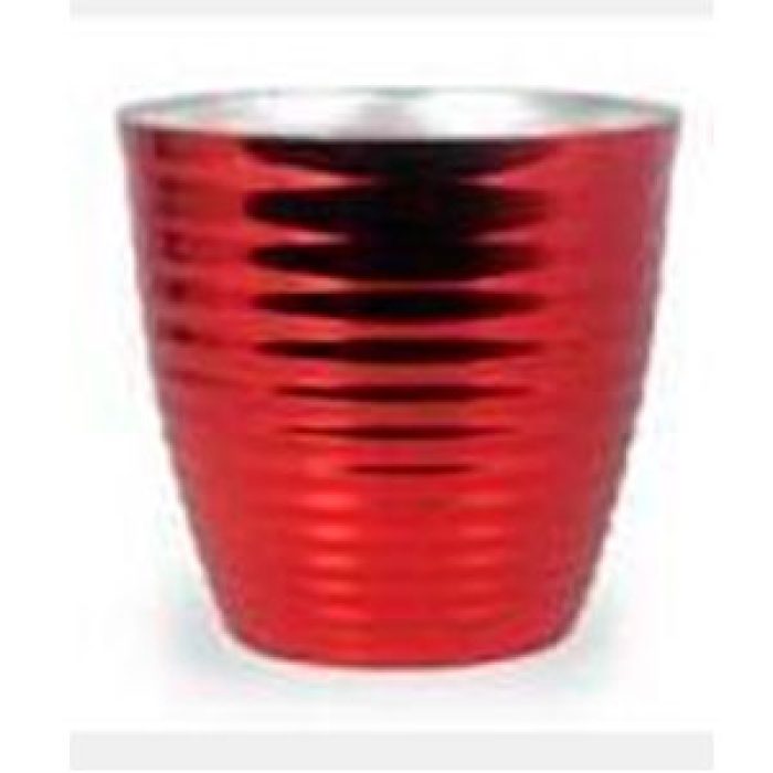 Maceta de plástico roja - Galerías el Triunfo - 072072505016