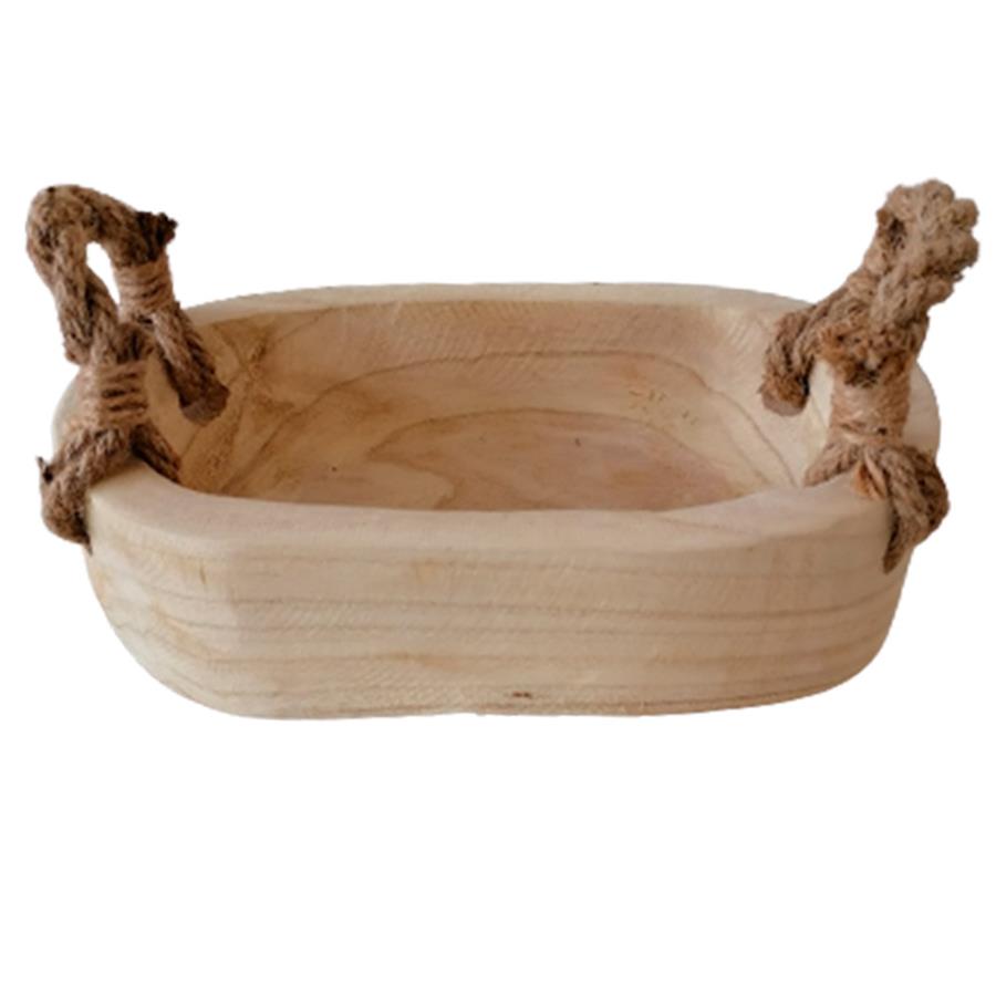 Charola oval de madera - Galerías el Triunfo - 072072603050