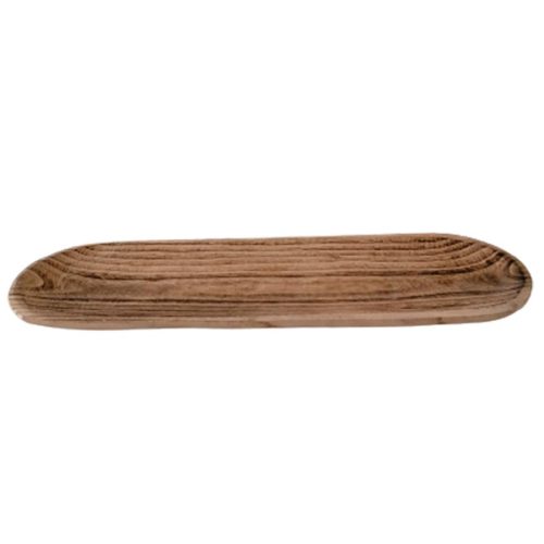Charola rectangular de madera