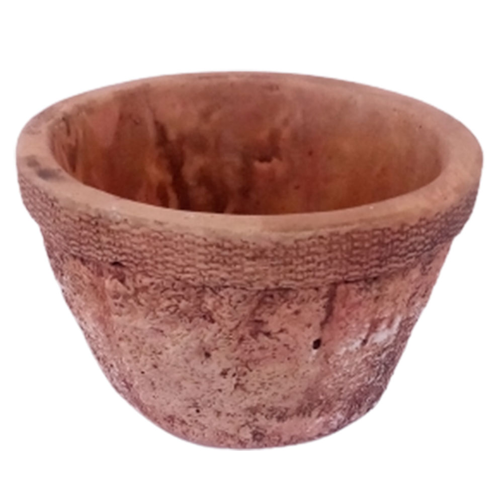 Maceta de cemento redonda - Galerías el Triunfo - 072072763050