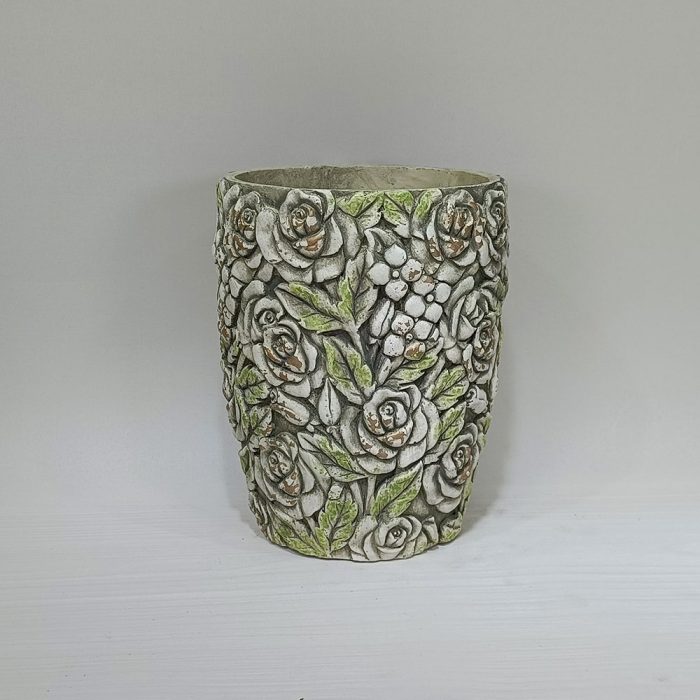 Maceta de cemento diseño - Galerías el Triunfo - 072072763084