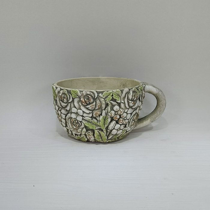Maceta de cemento diseño - Galerías el Triunfo - 072072763098