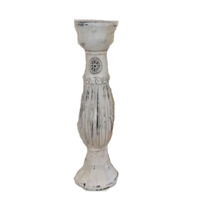 Candelabro gris de cemento - Galerías el Triunfo - 072072763106