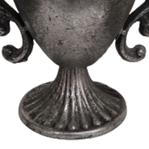 Copa de metal plateada